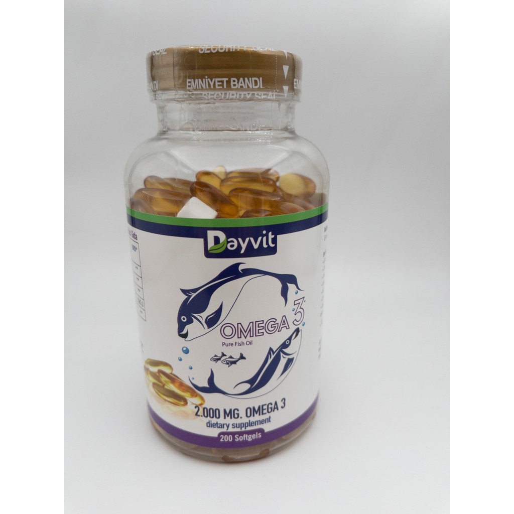 Dayvit Omega 3 2000 mg 200 Softgel (Yumuşak Kapsül) Diğer Fiyatı