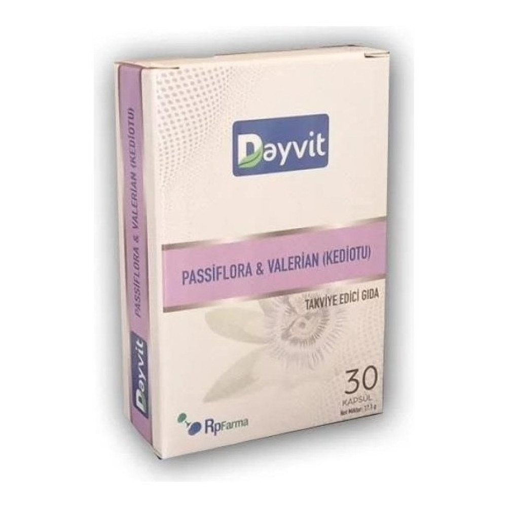 Dayvit Passiflora Valerian Kediotu 30 Kapsül Protein Tozları Fiyatı