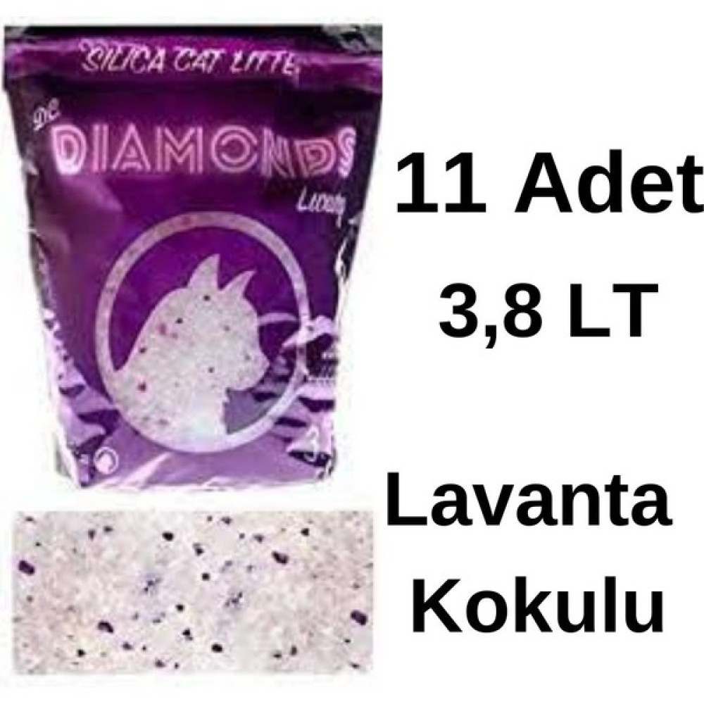 Dc Diamonds 3.8 lt Luxury Kristal Silika Kedi Kumu 11 Adet Evcil Hayvan Ürünleri Fiyatı