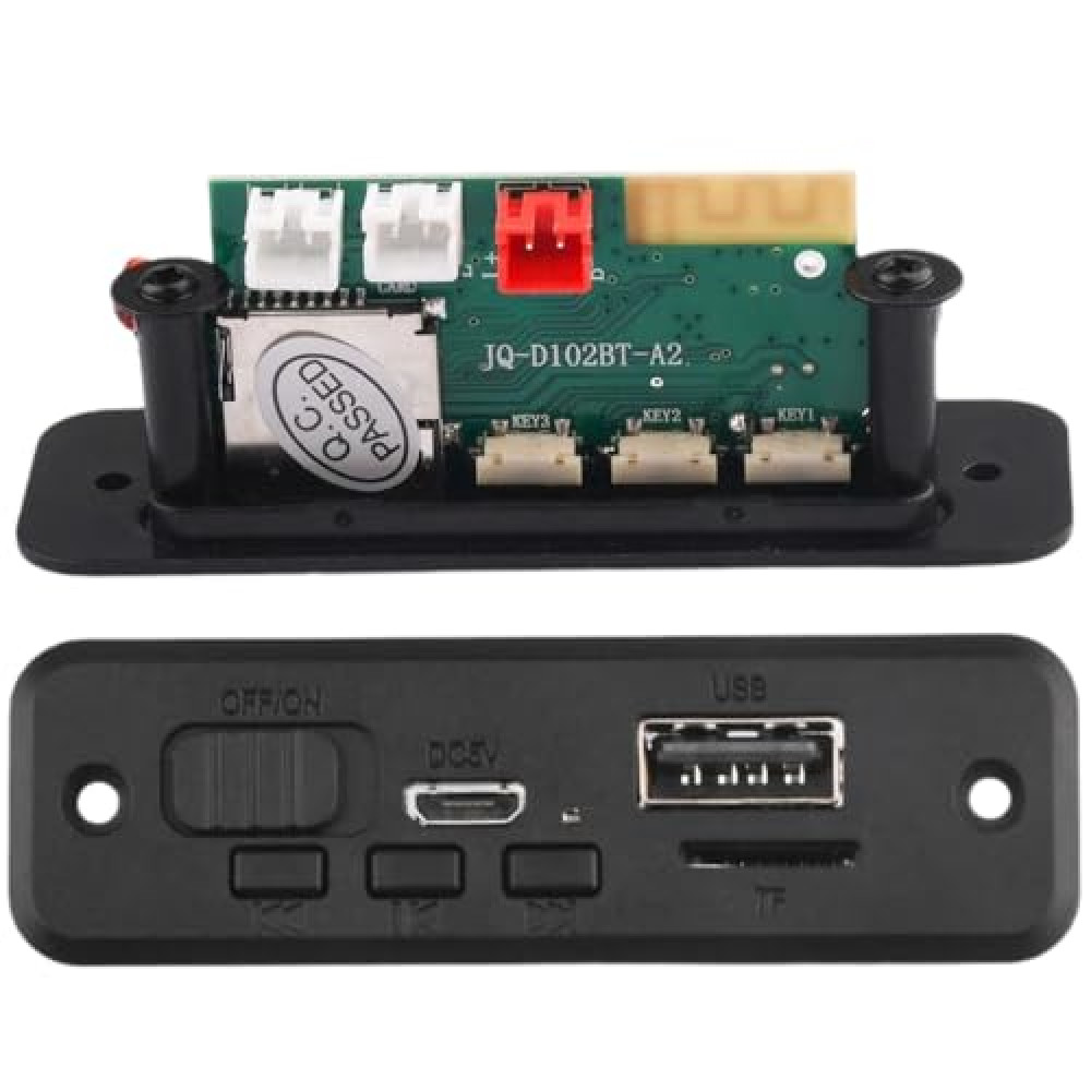 DC5V Car Power Supply Amplifier Board 2x3W Blutouth Module MP3 Decoder Board Call Car Audio Accessories MP3 Decoder Ra [dio FM New 2025 for Arrival High for Quality