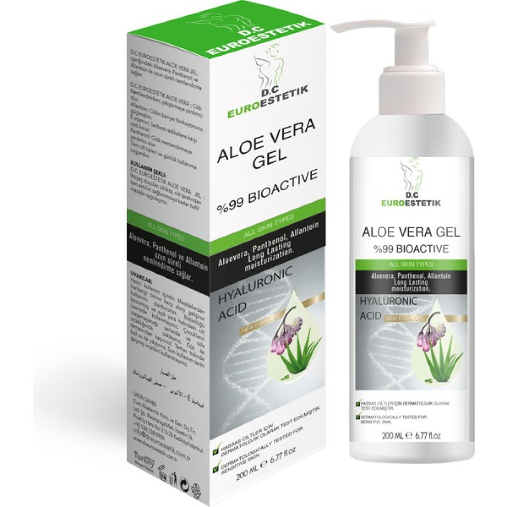 DCEUROESTETİK Aloe Vera Gel / Aloe Vera Jel 200 ml Nemlendiriciler Fiyatı