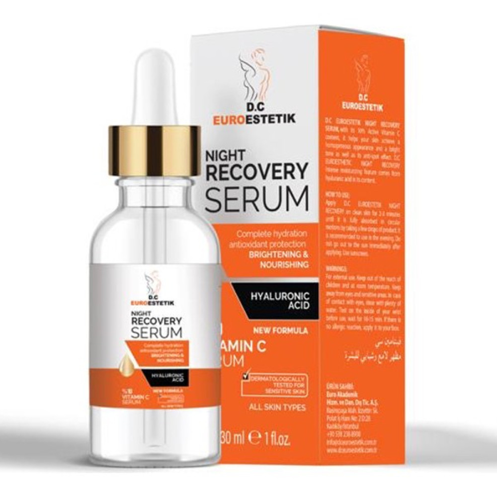 DCEUROESTETİK Night Recovery / Gece Serumu / C Vitamini 30 ml Anti-Aging / Yaşlanma Karşıtı Fiyatı