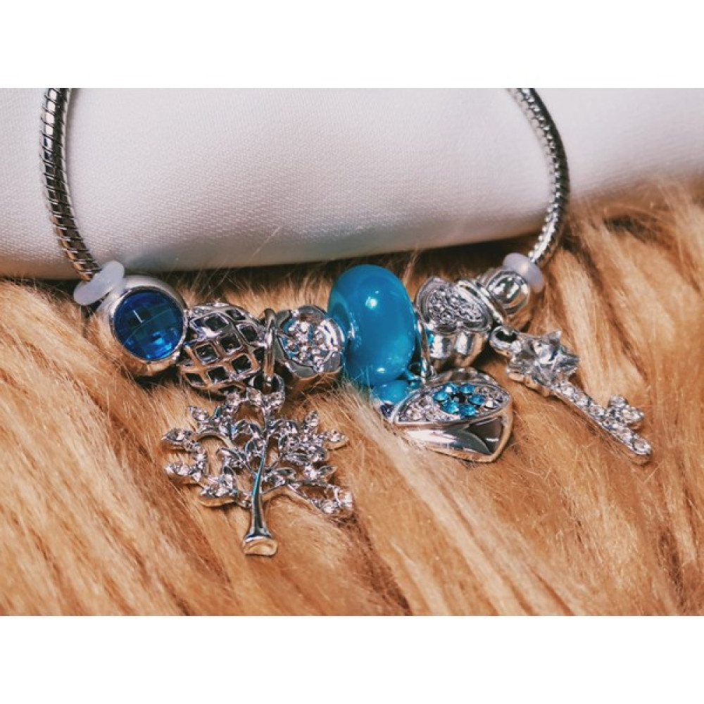 DD Accessories Gümüş Rengi Pandora Çelik Kendinden Charmlı Bileklik - standart Saat ve Bileklik Aksesuarı Fiyatı