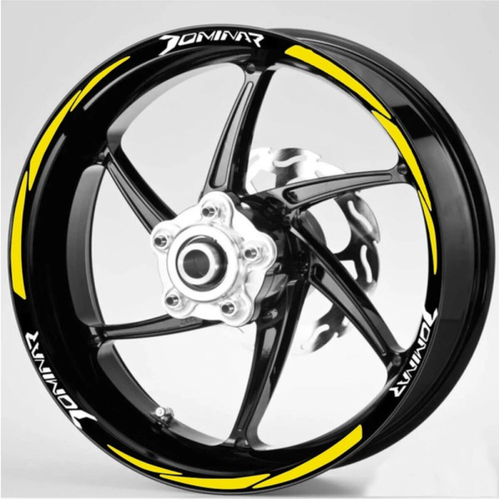 Ddlife Store Sarı Dominor Yazılı Motor Jant Şeridi Oto Boyaları Fiyatı