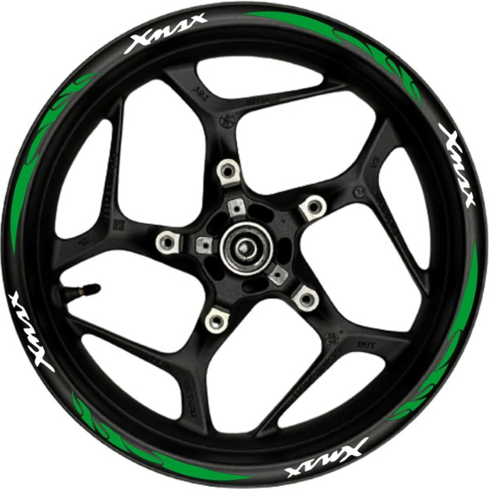 Ddlife Store Xmax Beyaz Yazılı  Yeşil Reflektif Pençe Şeritli Oto Boyaları Fiyatı