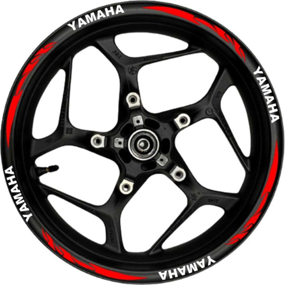 Ddlife Store Yamaha Beyaz Yazılı  Kırmızı Pençe Şeritli Oto Boyaları Fiyatı