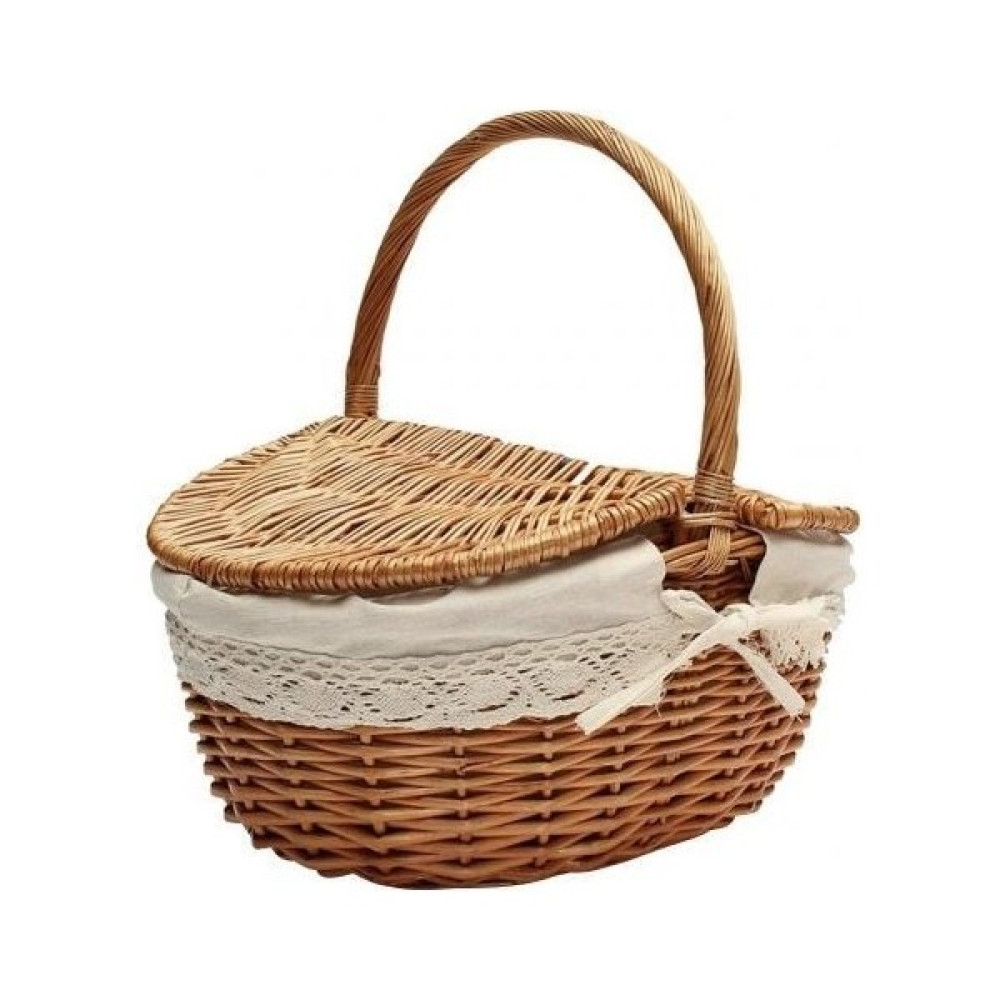 Ddsx Xinhang Bez Detaylı Rattan Dokuma Piknik Sepeti - Sarı (Yurt Dışından) Mangal & Barbekü Malzemeleri Fiyatı
