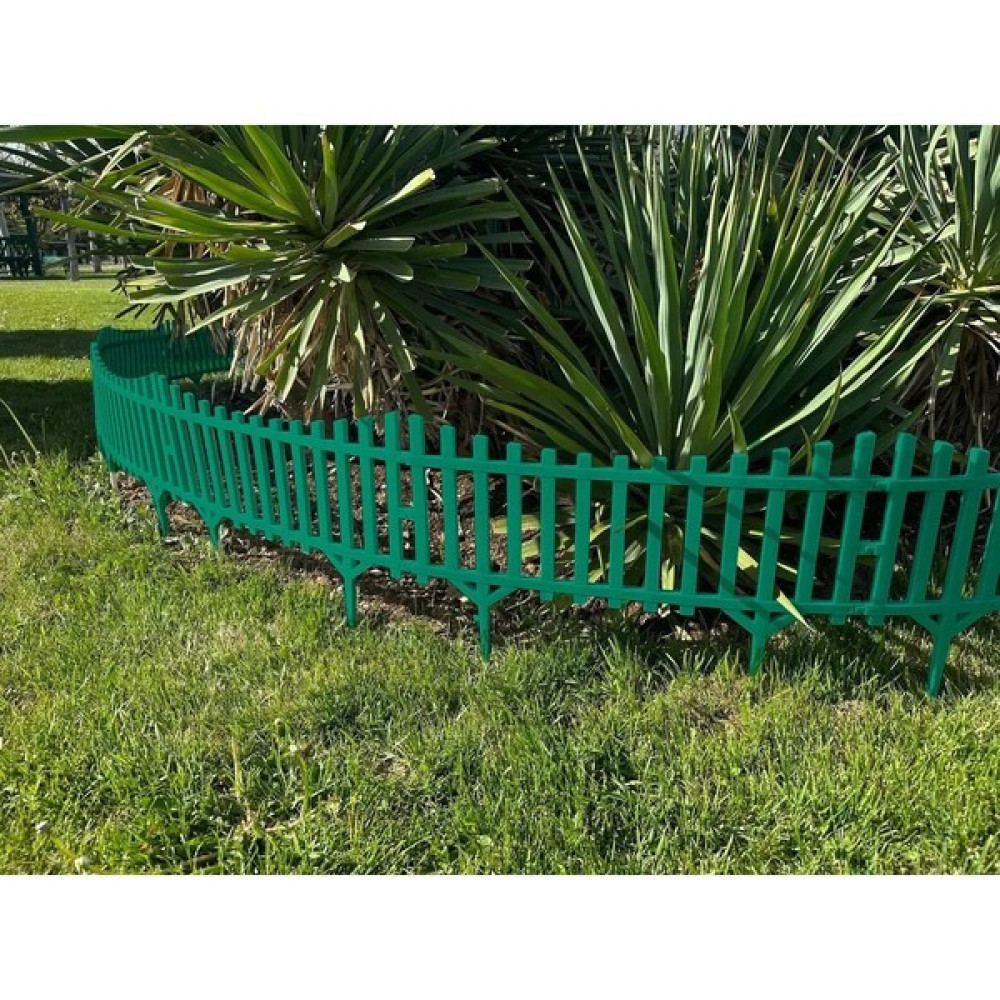 Ddtrend 10 Adet Yeni Tasarım Mini Bahçe Çiti Dekoratif Esnek Plastik Çit Peyzaj Koruma Çiti 580-36 cm - Yeşil Oto Boyaları Fiyatı