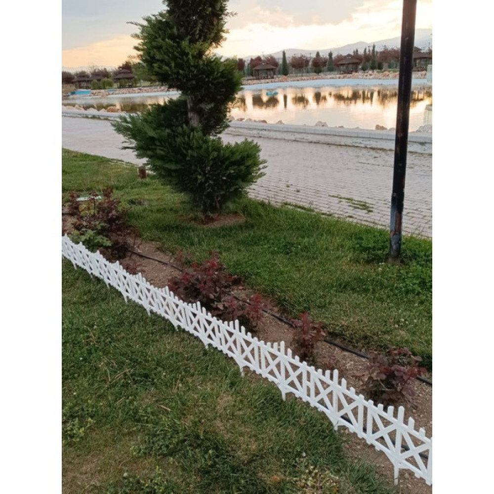 Ddtrend Dekoratif Mini Plastik Bahçe Çiti Çapraz Model Esnek Çit Peyzaj Koruma 1 Adet 58-36 cm Bahçe Çiti Fiyatı