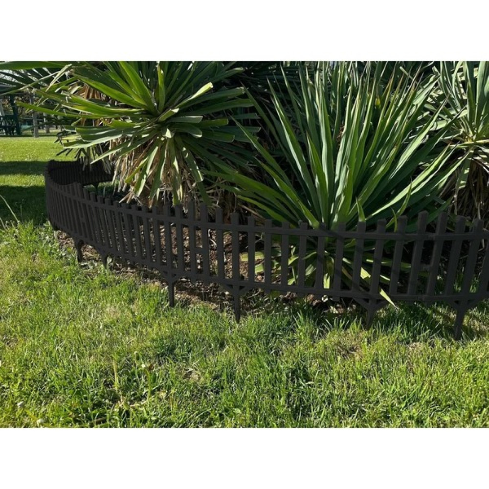 Ddtrend Yeni Tasarım Mini Bahçe Çiti Dekoratif Esnek Plastik Çit Peyzaj Koruma Çiti 58-36 cm 1 Adet - Siyah Oto Boyaları Fiyatı
