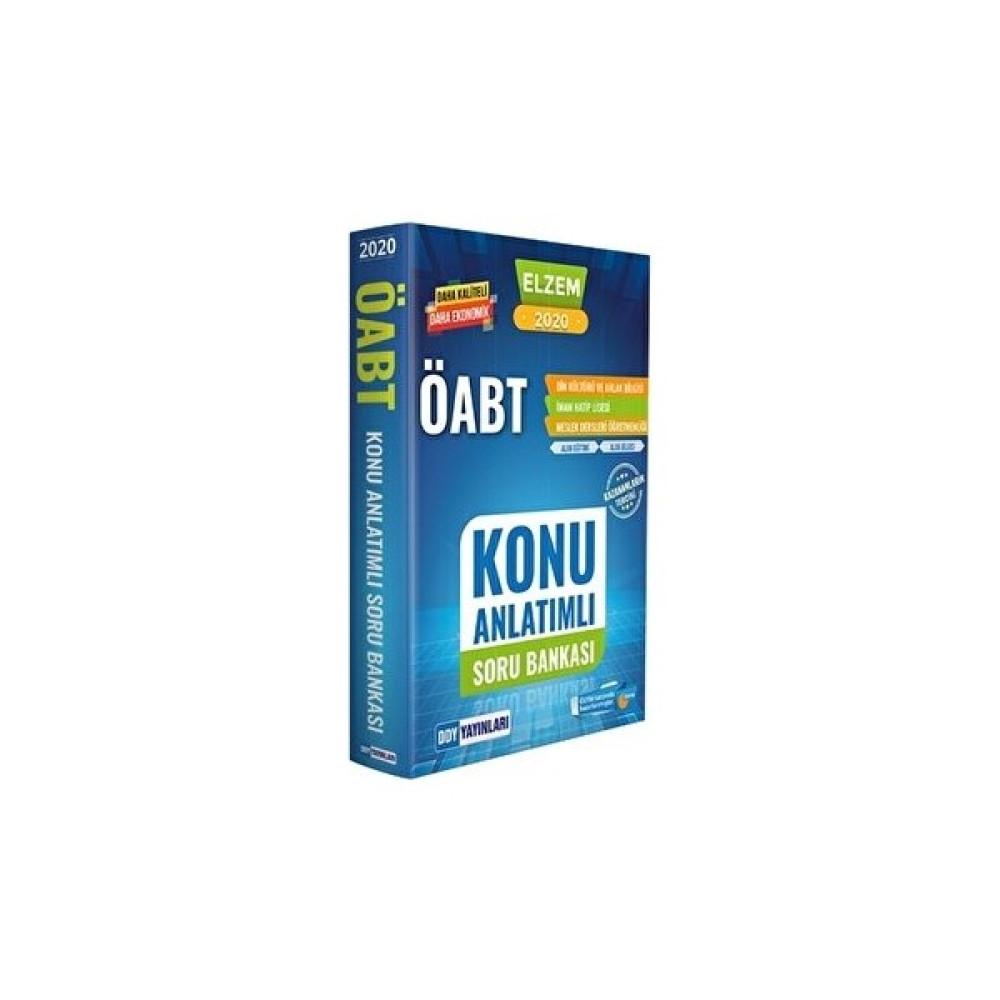 Ddy Yayınları 2020 ÖABT Din Kültürü ve Ahlak Bilgisi Elzem Serisi Konu Anlatımlı Soru Bankası Ders Sınav Kitapları Fiyatı
