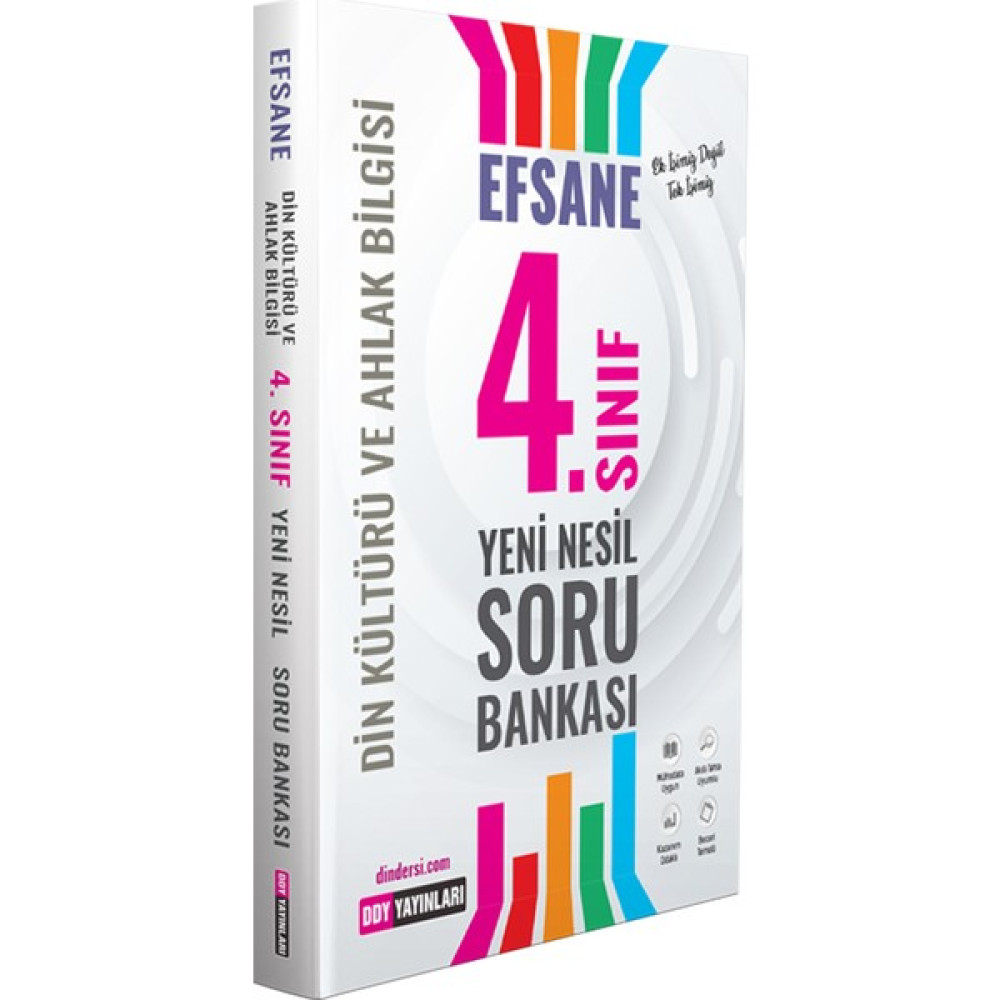 Ddy Yayınları 4. Sınıf Din Kültürü ve Ahlak Bilgisi Efsane Yeni Nesil Soru Bankası Din Kültürü ve Ahlak Bilgisi Fiyatı