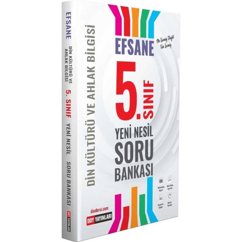 Ddy Yayınları 5. Sınıf Din Kültürü ve Ahlak Bilgisi Efsane Yeni Nesil Soru Bankası Din Kültürü ve Ahlak Bilgisi Fiyatı