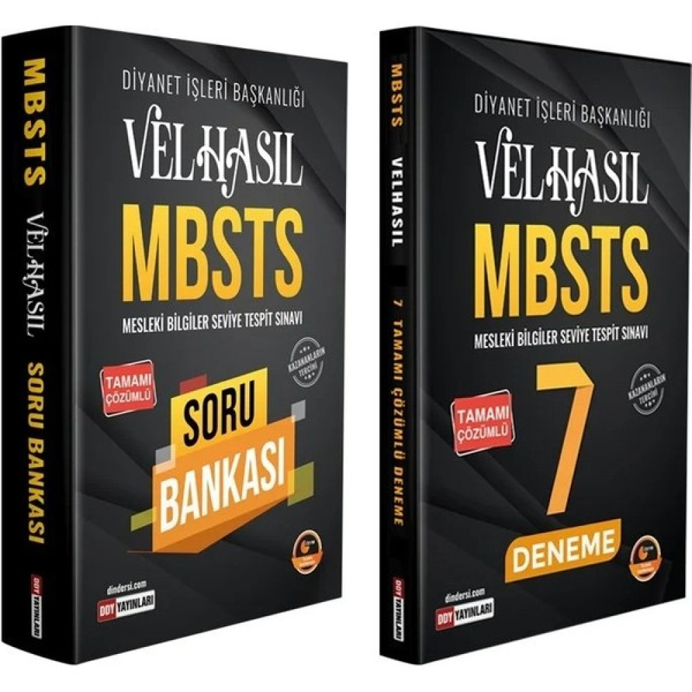Ddy Yayınları Mbsts Velhasıl Soru Bankası ve Deneme Ikili Set Görevde Yükselme Sınavları Kitapları Fiyatı