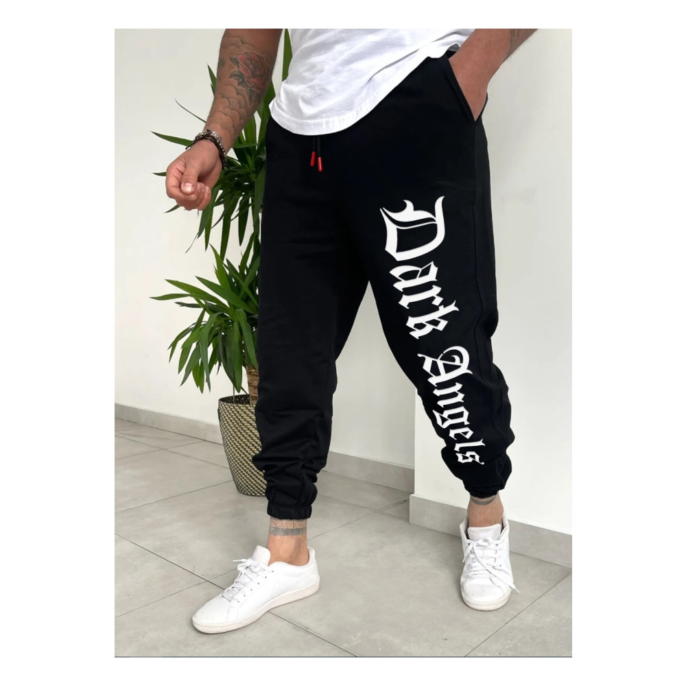 De Carte Dark Angels Baskılı Unisex Eşofman Altı XL Beden Kadın Eşofman Fiyatı
