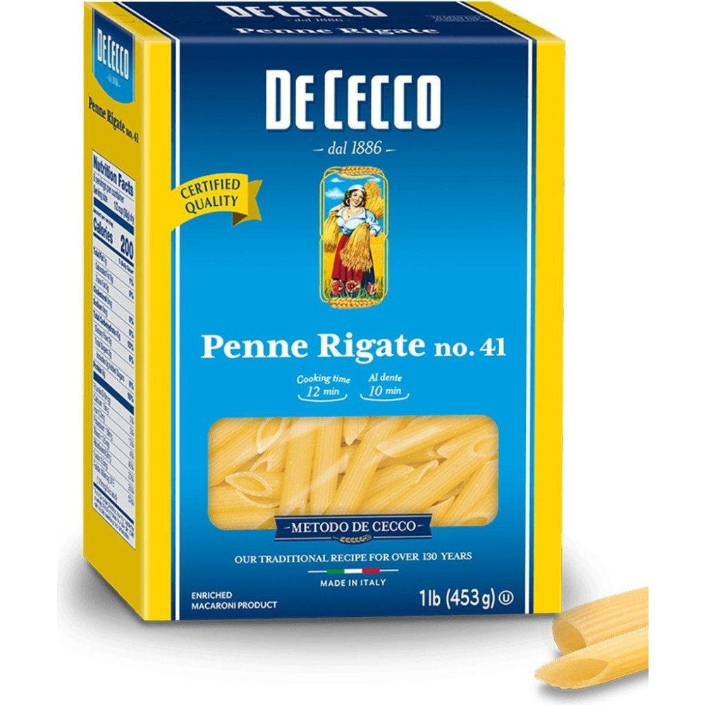 De Cecco Penne Rigate 500 gr Sade Aroma ile İtalya Menşeli Kalın Kesme Makarna Makarnalar Fiyatı