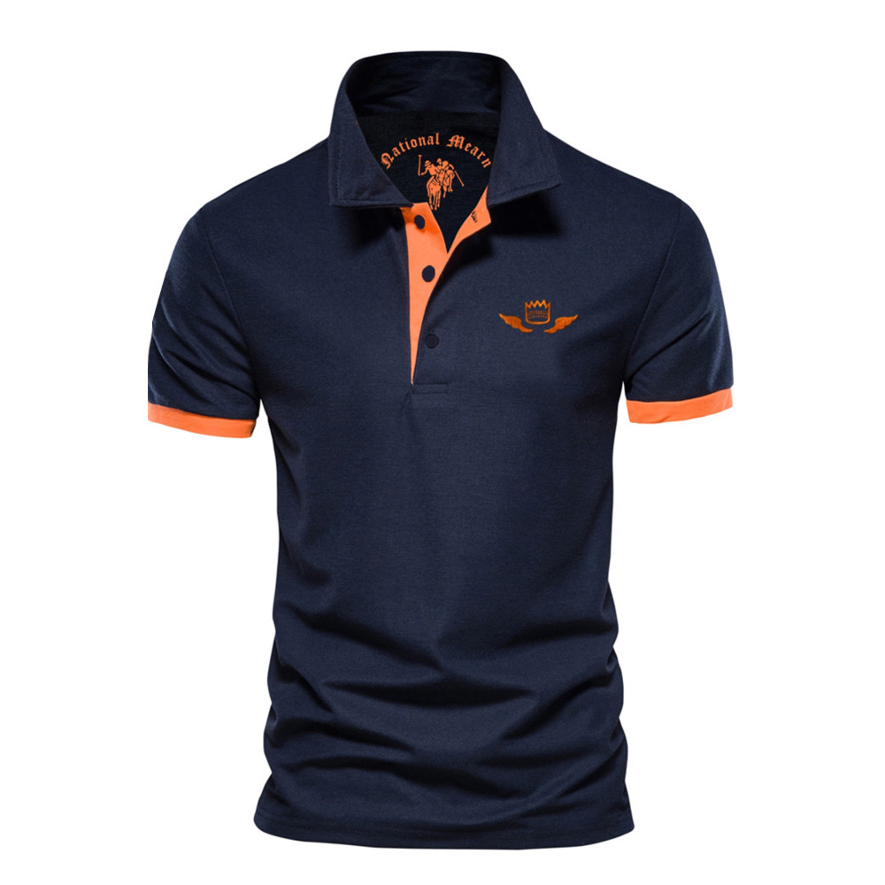 DE PLEIN Poseidon Polo Yaka Lacivert Erkek T-shirt L Beden Bayan T-shirt Fiyatı