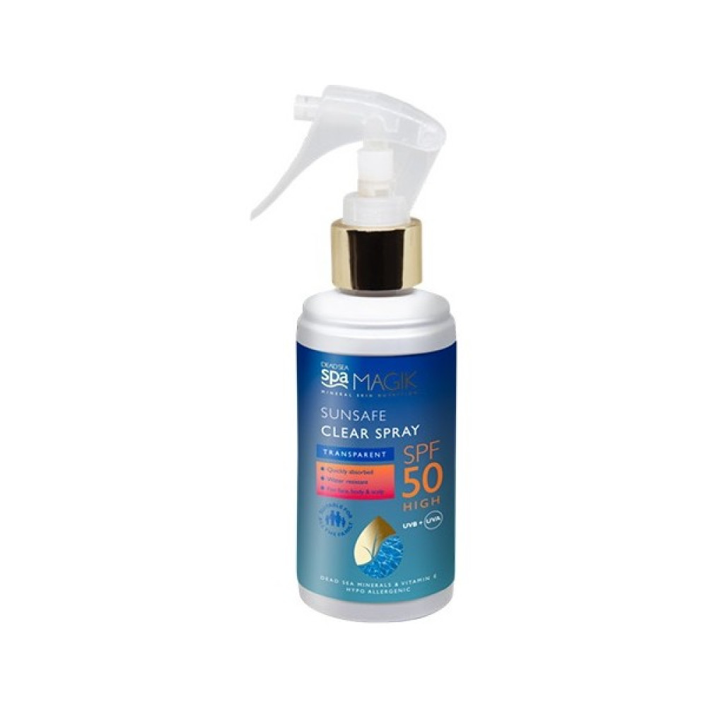 Dead Sea Spa Magik Sunsafe Clear Spray Spf50 150 ml Akne ve Sivilce Bakımı Fiyatı