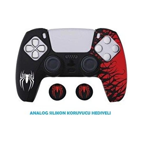 Deadskull Ps5 Dualsense Spider-Man Koruyucu Silikon Kılıf A Kalite Materyal ile 1 Adet - Çok Renkli Xbox Oyun Kolu ve Aksesuarları Fiyatı