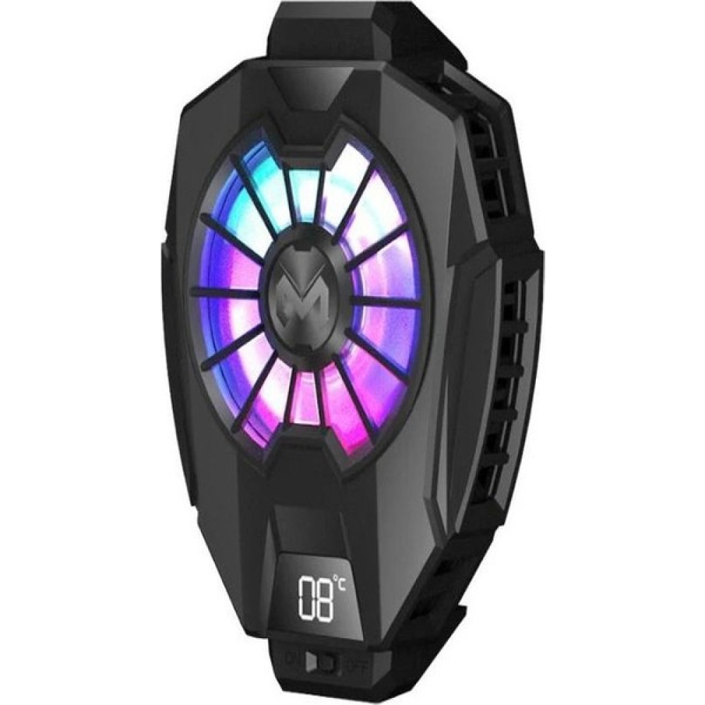 Deanb DL05 Telefon Soğutucu Sessiz 7500RPM LCD Gösterge Rgb Işık Alüminyum Plaka Radyatör - Karbon Cep Telefonu Aksesuarı Fiyatı