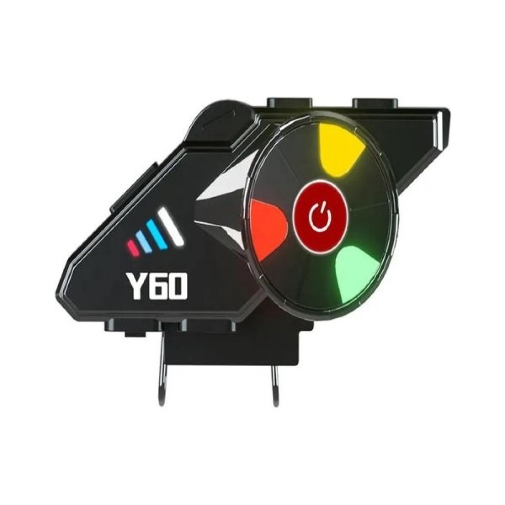Deanb Y600 Ipx6 Su Geçirmez Rgb Bluetooth 5.3 Sesli Asistan Interkom Kask Kulaklığı 1000MAH - Siyah Motorsiklet Aksesuarları Fiyatı