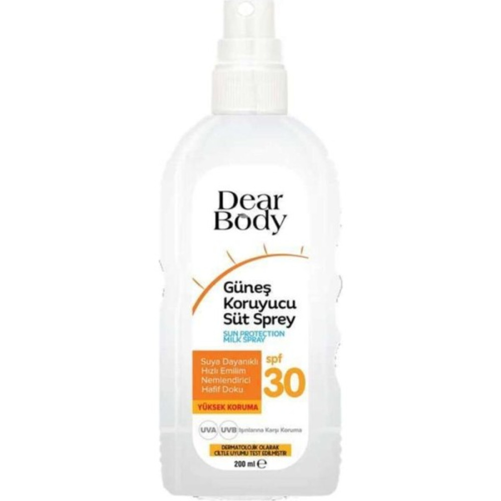 Dear Body Güneş Kremi Spf 30 200 ml Oto Boyaları Fiyatı