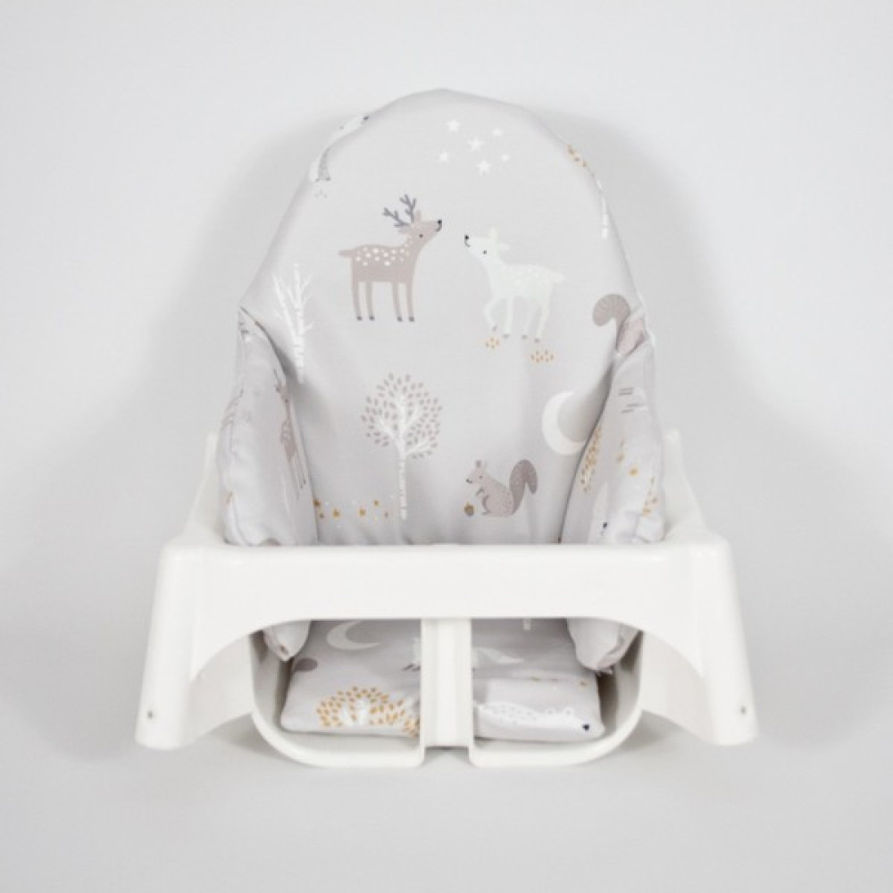 Dear Deer Love Mama Sandalyesi Minderi Gri Hayvan Mama Sandalyesi ve Aksesuarı Fiyatı