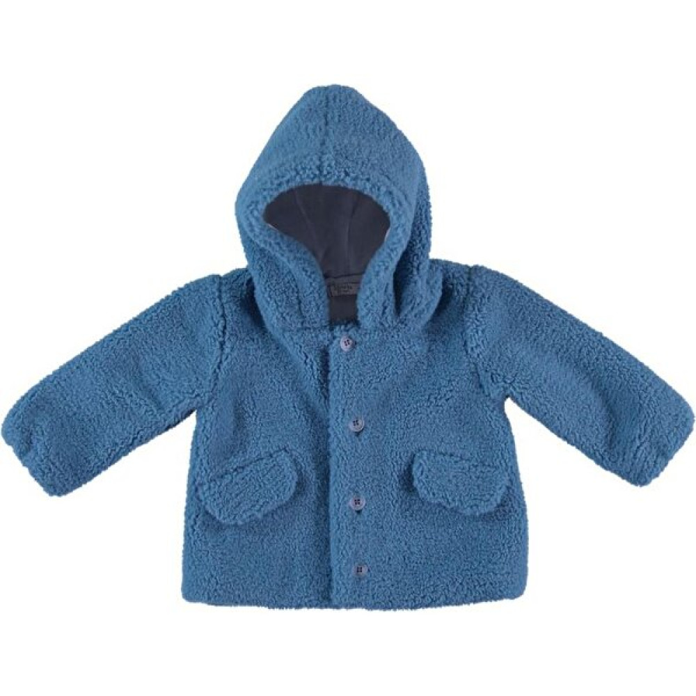 Dear Enika Monaroza Erkek Mont Peluş Koyu Mavi Bebek Mont 22-546 Bebek Montu Fiyatı