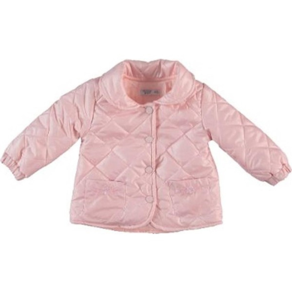 Dear Enika Monaroza Kız Bebek Yaka Detaylı Pembe Bebek Mont 22-545 Bebek Montu Fiyatı