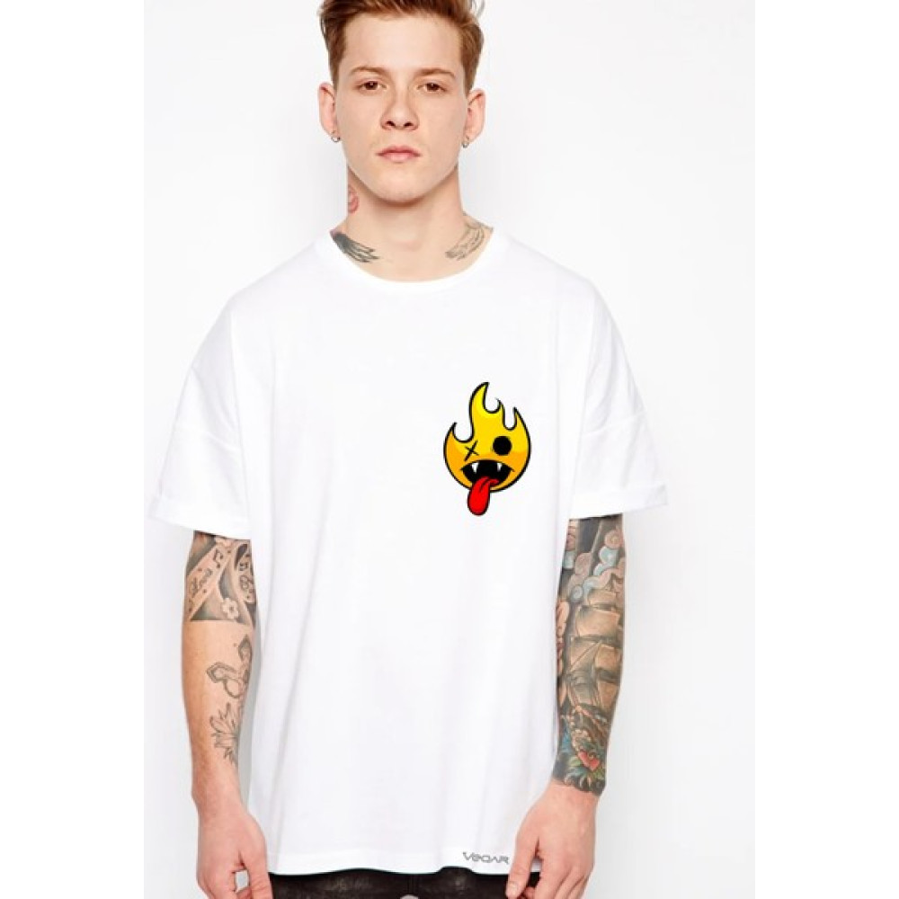 Death Fine Baskılı Oversize T-Shirt Erkek T-shirt Fiyatı