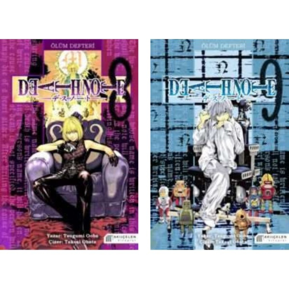 Death Note (Ölüm Defteri) 8-9 Manga 2'li Set Çizgi Roman Fiyatı