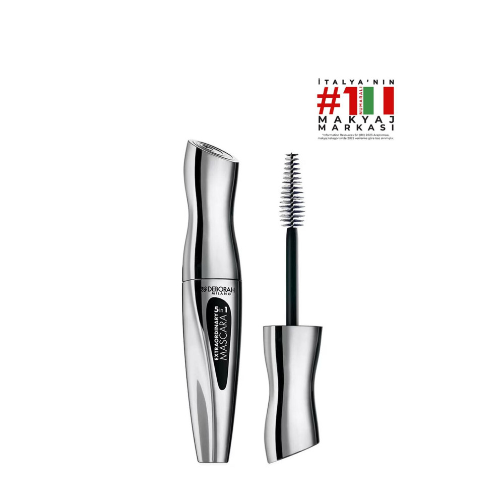 Deborah Milano Extraordinary 5 in 1 Siyah Maskara Rimeller / Maskaralar Fiyatı