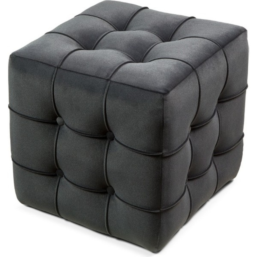 Deby Lizbon Puf - 43*43 - Antrasit Puf Fiyatı