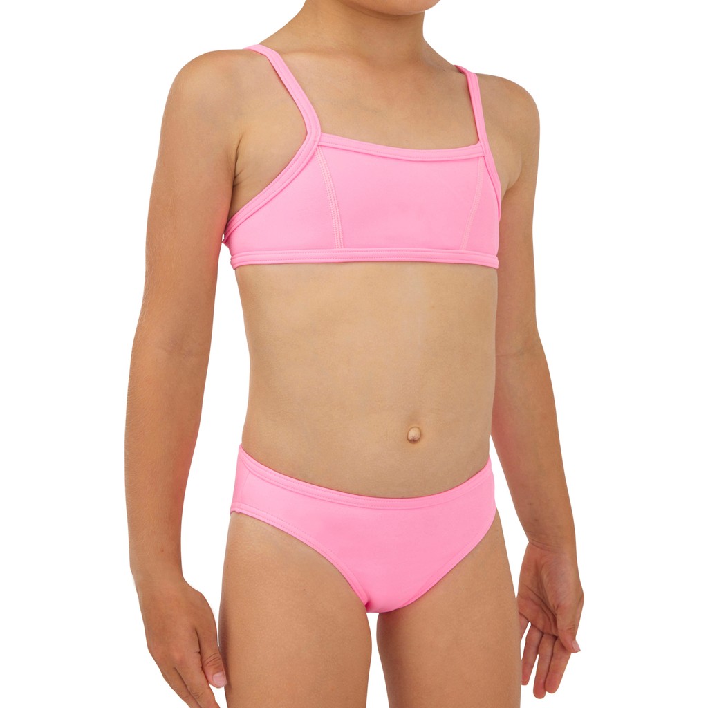 Decathlon Olaian Çocuk Bikini - Pembe - Bali 100 Kız Çocuk Plaj Giyimi Fiyatı