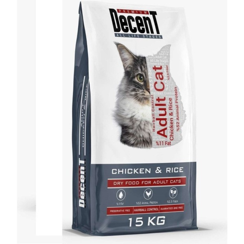 Decent Kedi Tavuklu 15 kg Evcil Hayvan Ürünleri Fiyatı