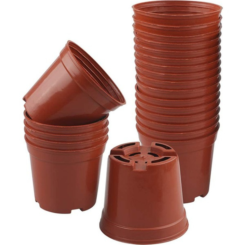 Decisive 100 Adet 8.5 cm Yuvarlak Plastik Bitki Saksıları Küçük Saksılar Bitki Kreş Küçük Saksı Bitkileri (Yurt Dışından) - Kırmızı Saksı ve Aksesuarları Fiyatı