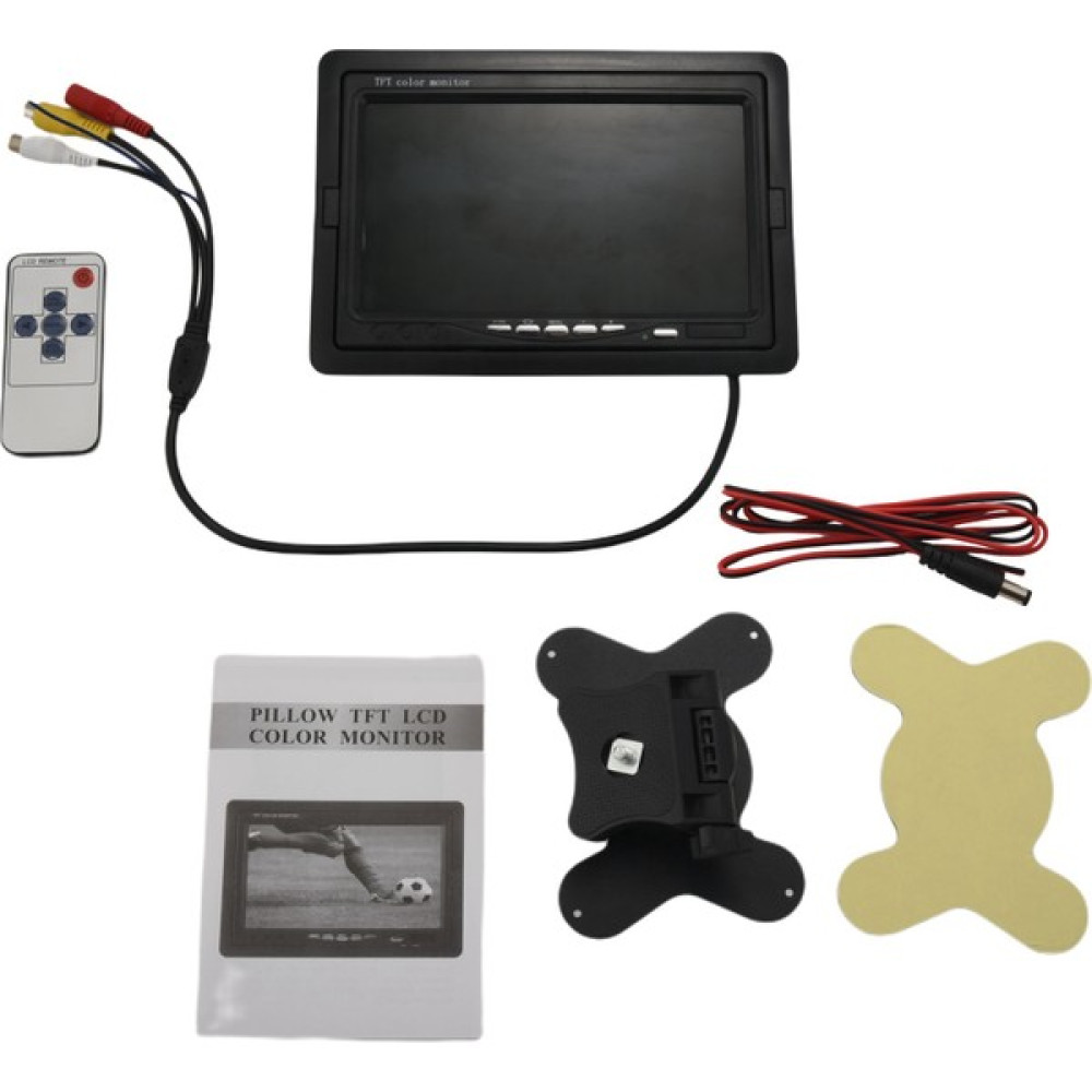 Decisive 12V-24V 7 Inç Tft LCD Renkli Hd Monitör Araba Cctv Ters Dikiz Yedekleme Kamerası Için (Yurt Dışından) - Siyah Oto Boyaları Fiyatı
