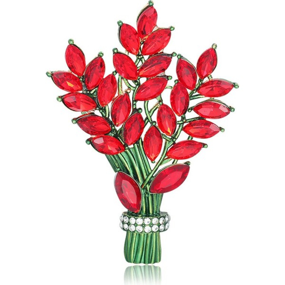 Decisive Çiçek Broş Pins Kadınlar Için Kristal Rhinestone El Yapımı Zarif Pin Takı Broş Aksesuarları Kadın Kızlar Için Bir (Yurt Dışından) - Kırmızı Toka, Taç & Saç Bandı Fiyatı