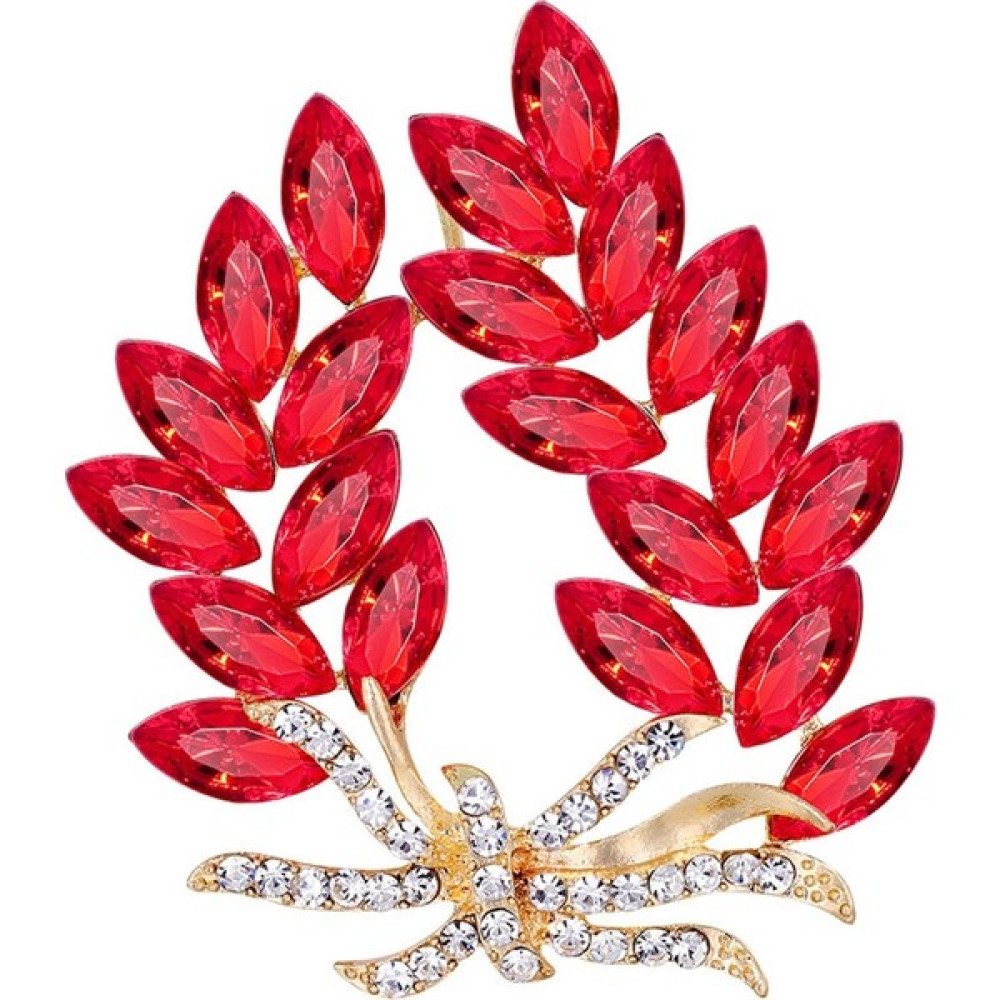 Decisive Moda Buğday Rhinestones Broş Aksesuarları Moda Bayanlar Takı Eşarp Toka Alaşım Rhinestones Broş (Yurt Dışından) - Renkli Toka, Taç & Saç Bandı Fiyatı