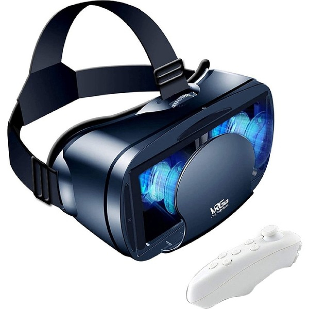 Decisive Tam Ekran Sanal Gerçeklik 3D Gözlük Vr Seti 3D Sanal Gerçeklik Gözlüğü, Gamepad ile Ayarlanabilir (Yurt Dışından) TV Aksesuarları Fiyatı