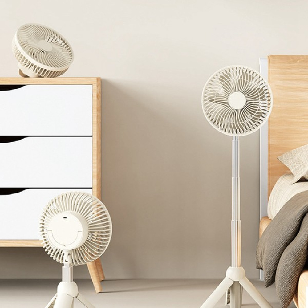 Decisive Taşınabilir Fan Şarj Edilebilir Mini Katlanır Teleskopik Açık Fan 4000 Mah Elektrikli Soğutma Fanı Ev Ofis Için-A (Yurt Dışından) - Beyaz Elektrik ve Aydınlatma Fiyatı