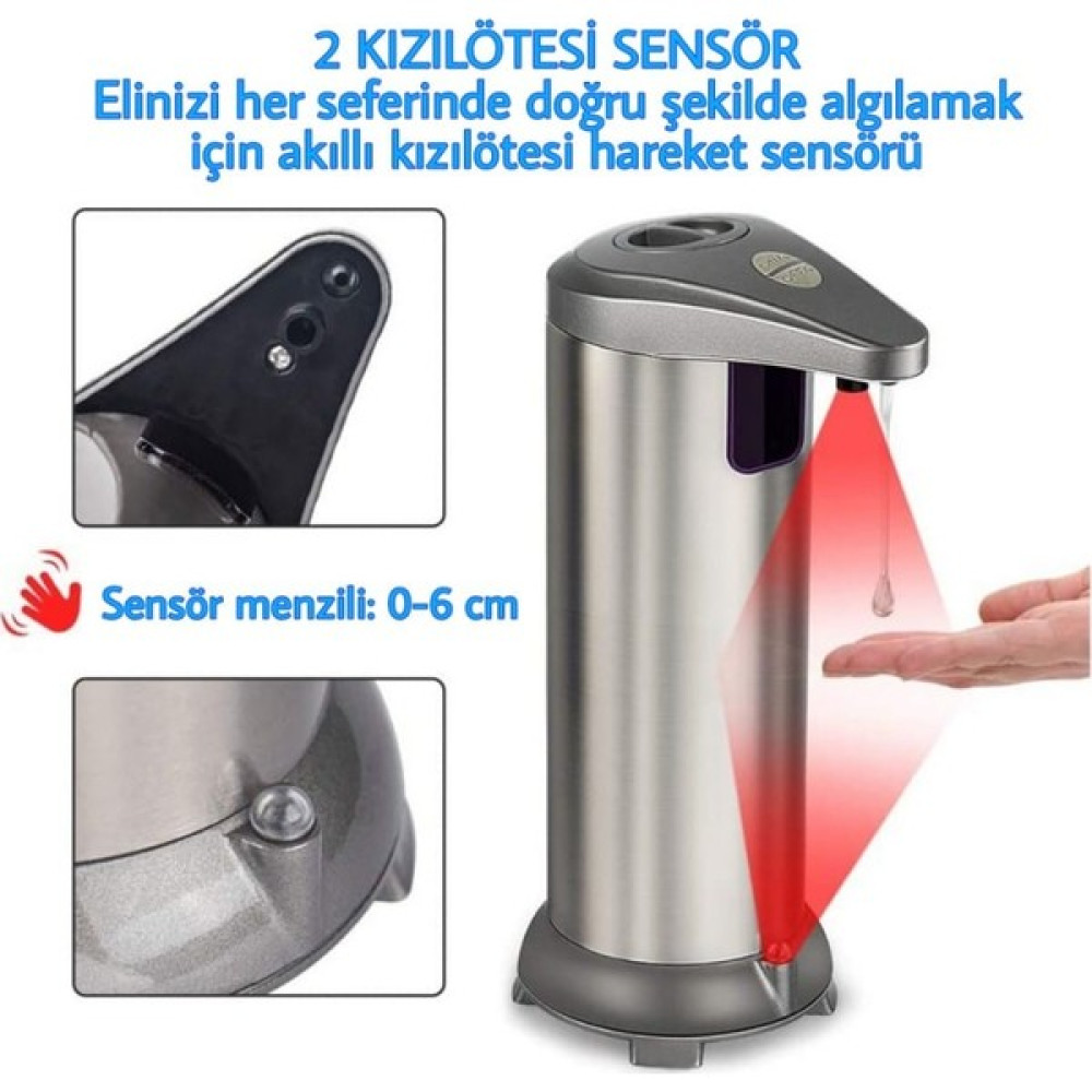Declean Sensörlü Dezenfektanlık Ve Sensörlü Sıvı Sabunluk (Sensörlü Dezenfektan) Sabunluk Fiyatı