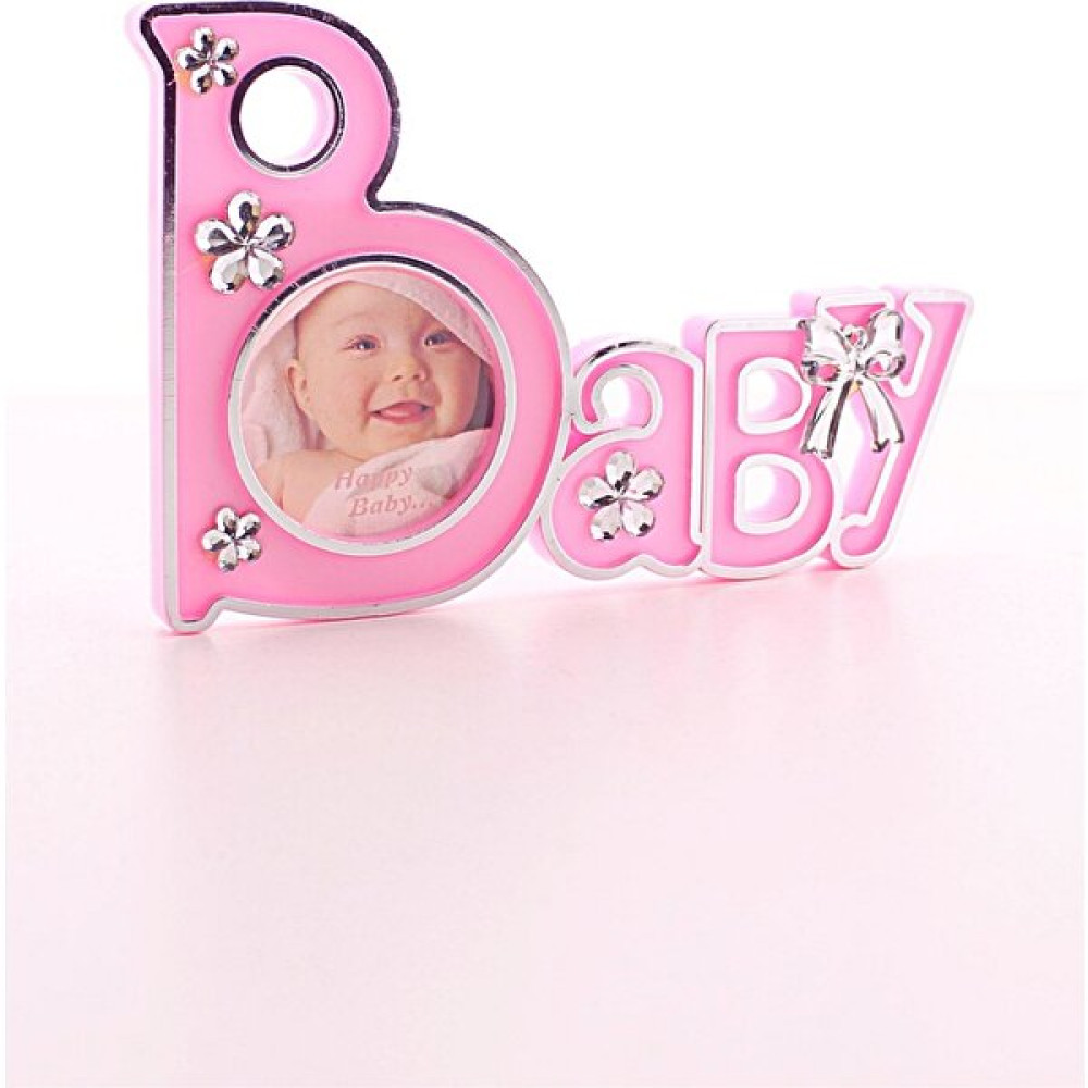 Deco Elit 2 Adet Baby Yazılı Sevimli Mini Resim Çerçevesi Pembe Resim & Fotoğraf Çerçevesi Fiyatı