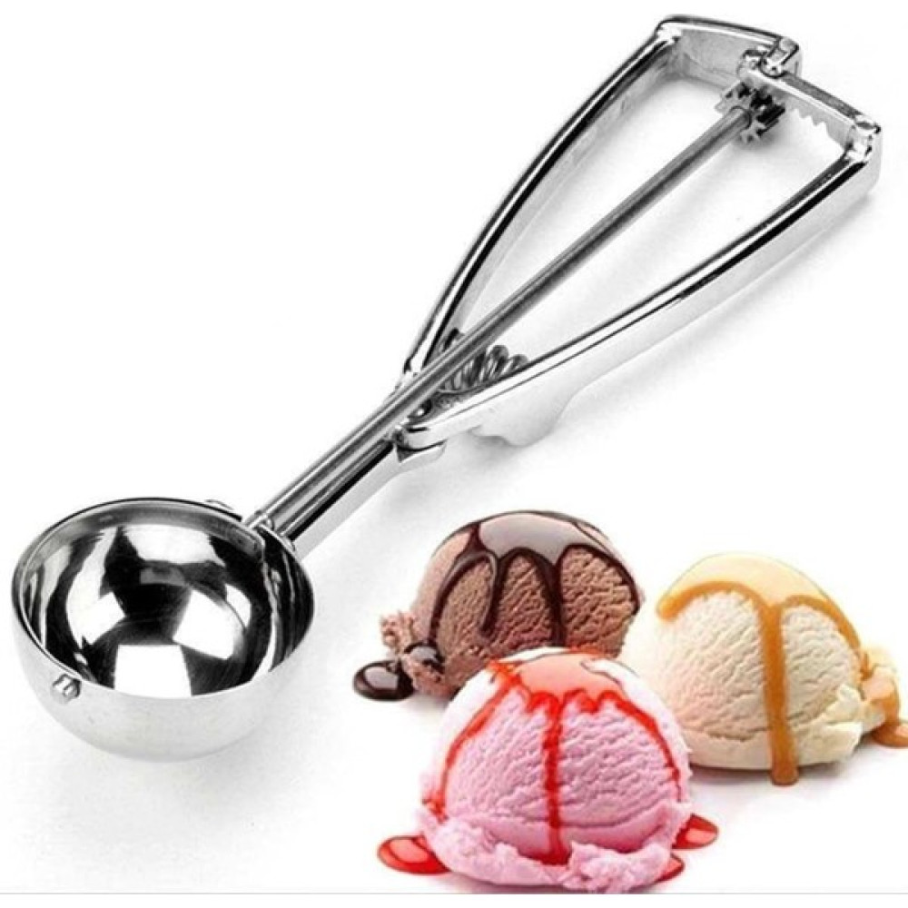 Deco Elit Dondurma ve Helva Kaşığı Kepçesi Paslanmaz Çelik Büyük Boy 5 cm - Gümüş Çatal / Kaşık / Bıçak Takımları Fiyatı