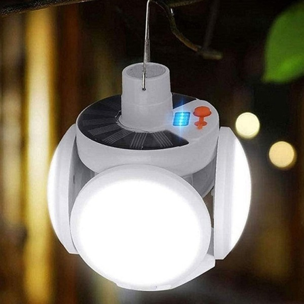Deco Elit Yeni Nesil Solar LED Lamba Katlanır 5 Kanatlı 45 Ledli Şarjlı ve Güneş Panelli Kamp Aksesuarı Fiyatı