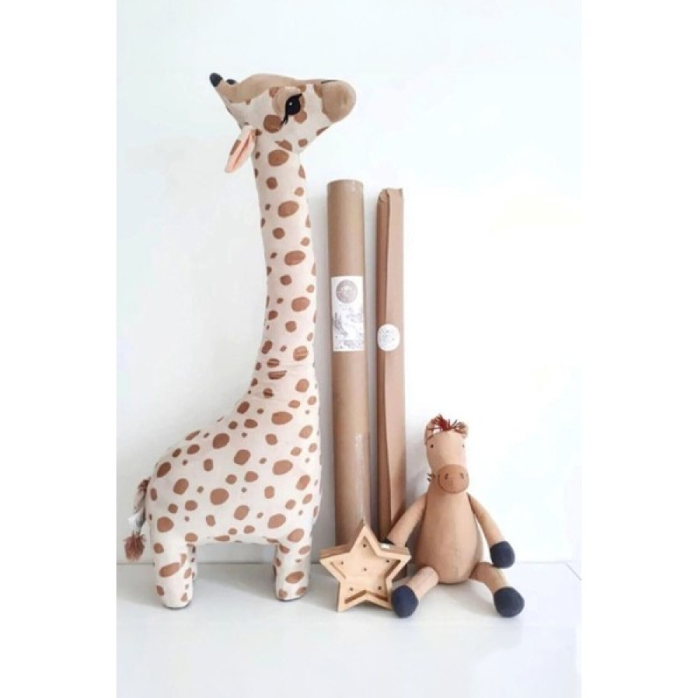 Deco Elit Zürafa Peluş Dekoratif Yastık Uyku ve Oyun Arkadaşım Orta Boy 70 cm Peluş Oyuncaklar Fiyatı