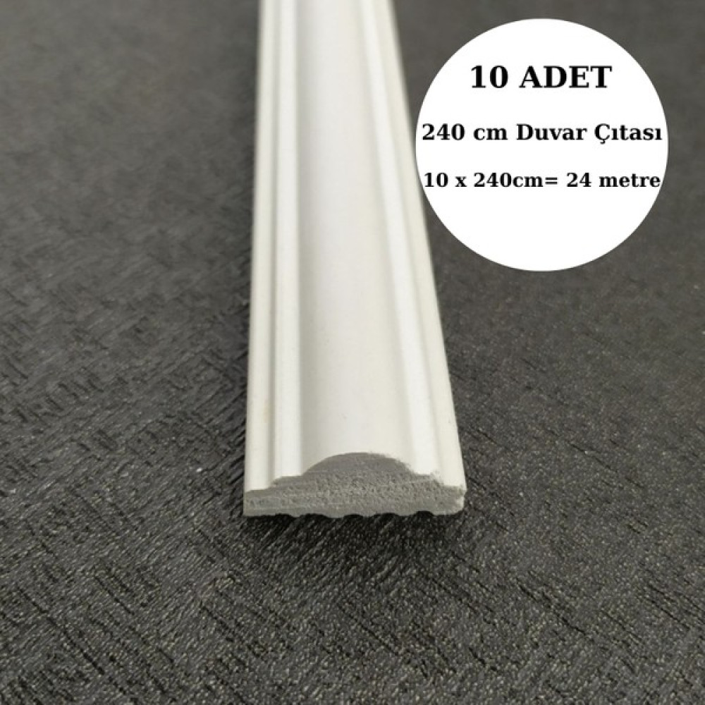Deco Master Dekoratif Boyanabilir 10 Adet 2,5 cm Polistren Duvar Çıtası Dış Cephe Yalıtım Malzemeleri Fiyatı