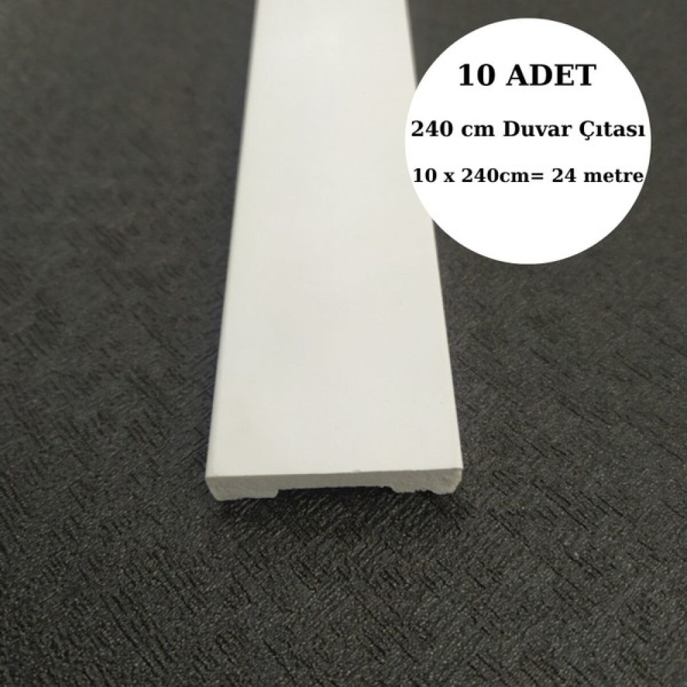 Deco Master Dekoratif Boyanabilir 10 Adet 4 cm Düz Polistren Duvar Çıtası Dış Cephe Yalıtım Malzemeleri Fiyatı