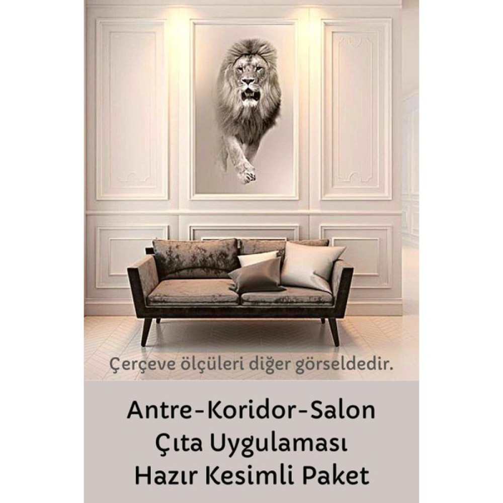 Deco Master Dekoratif Boyanabilir 2,5 cm Hazır Kesim 12’li Duvar Çıtası Duvar Dış Cephe Yalıtım Malzemeleri Fiyatı