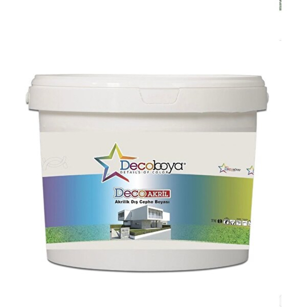 Decoboya Deco Akril Akrilik Dış Cephe Duvar Boyası 3 Kg - dec234 Boyalar & Boyacı Aletleri Fiyatı